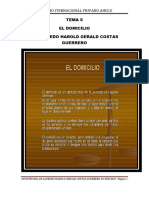 Tema 5 El Domicilio D-I-Privado