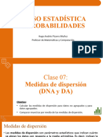 Clase 07 - Medidas de Dispersión (DNA y DA)