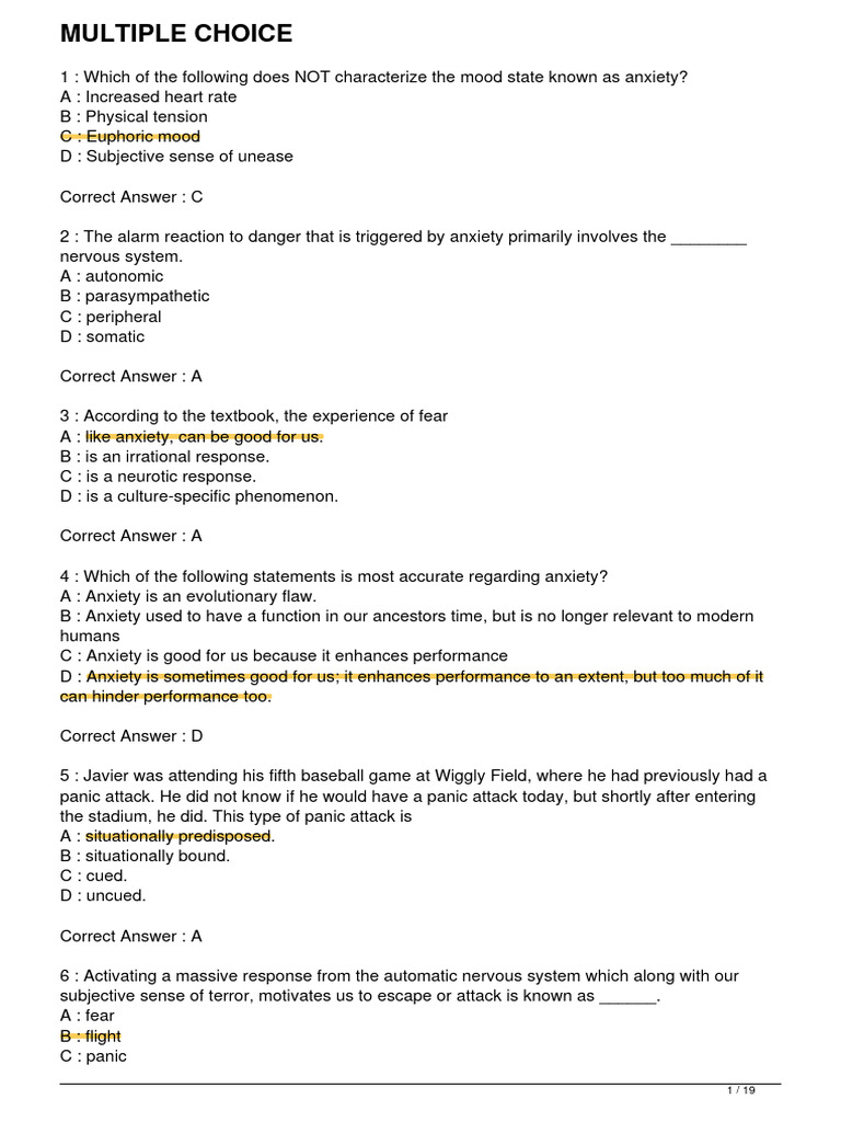 Chapter 4 PDF | PDF | Obsessive–Compulsive Disorder | Phobia