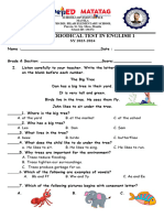 English - Third Periodical Test