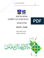 Kertas Kerja Sambutan Hari Raya Aidilfitri New