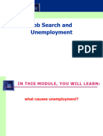 Job Search and Unemployment