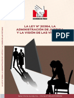 LECTURA 4 - La Ley #30364, La Administración de Justicia y La Visión de Las Víctimas - Defensoría Del Pueblo