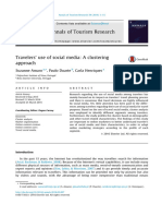 [Thesis source] Travelers’ use of social media- A clustering approach