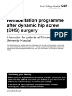 PL - 761.1 - Rehabilitation Programme After Dynamic Hip Screw (DHS) Surgery