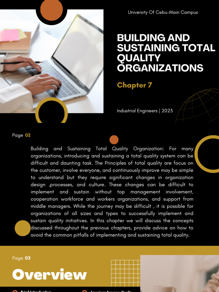 Building and Sustaining Total Quality Organizations | PDF | Six Sigma ...