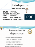 Antecedentes Deportivos, Test Escuelas de I