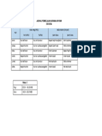 Jadwal Pembelajan Asrama Ar