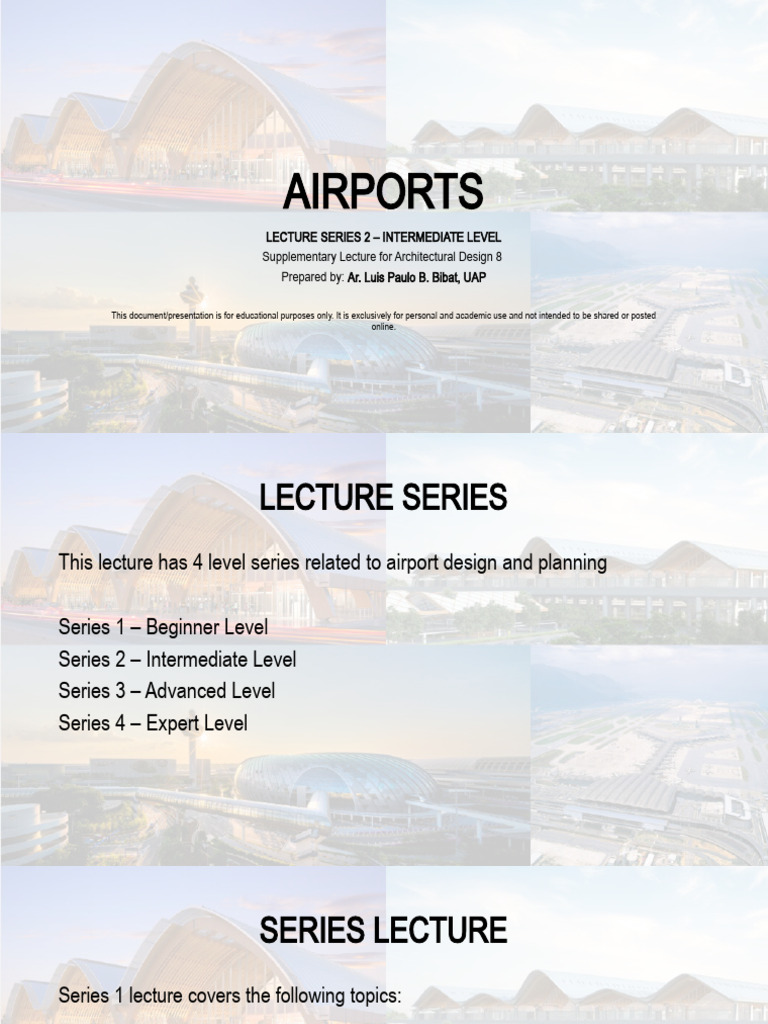 Intermediate Airport Planning Concepts | PDF | Runway | Airport