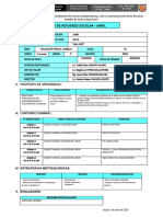 Formato Plan de Refuerzo Escolar