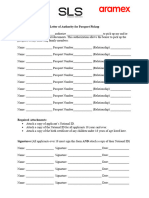 DFA Authorization Letter | PDF
