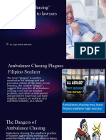 (Revised) Final PPT - Ambulance Chasing Dont Be Prey To Lawyer
