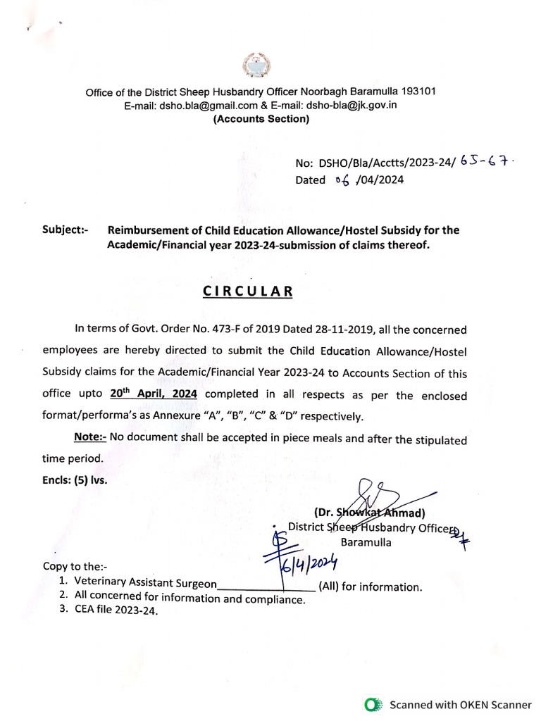 Cea 2023 24 Circular Pdf