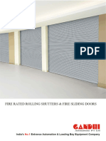 Fire Rated Rolling Shutters Fire Sliding Doors Brochure