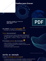 As Razões para Inovar - Administração Da Ciência e Tecnologia