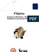 Filipino9 - Q4 - Mod5 Paglalahad NG Sariling Pananaw - v4