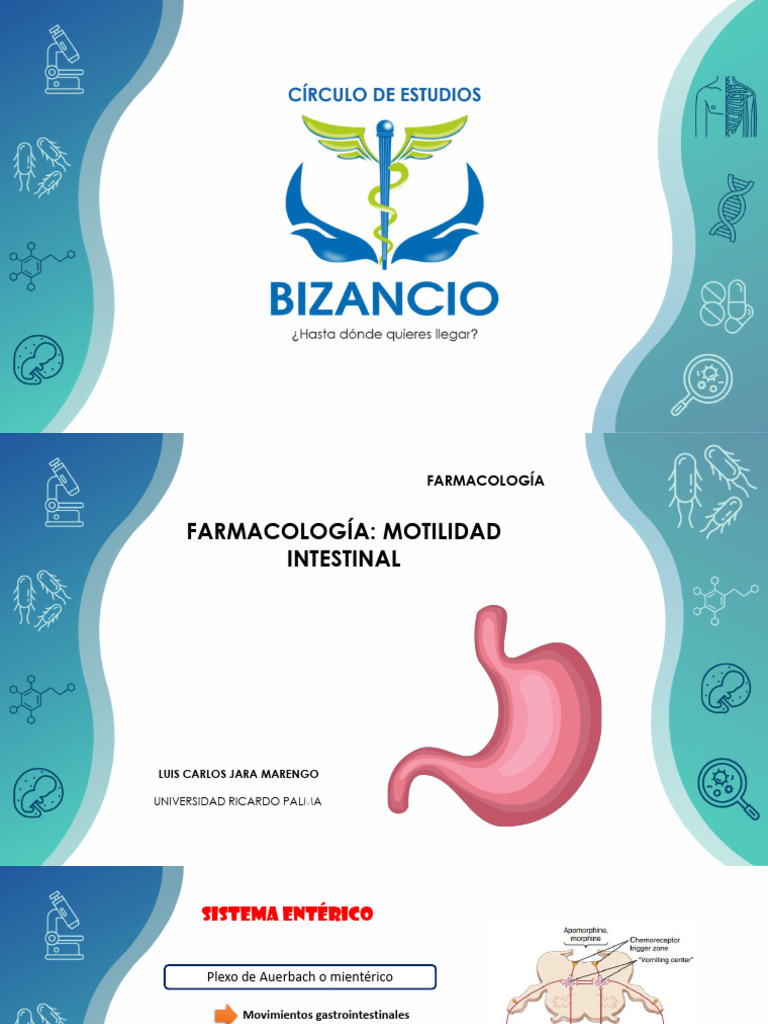 Farmacología Motilidad Intestinal | PDF | Diarrea | Sistema digestivo
