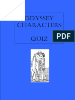 Homer Odyssey Characters Quiz