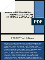 Agama Dan Bina Damai