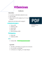 Vitaminas - Datos