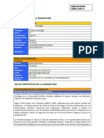 Plan Nuevo Guía Docente - Psicofarmaco