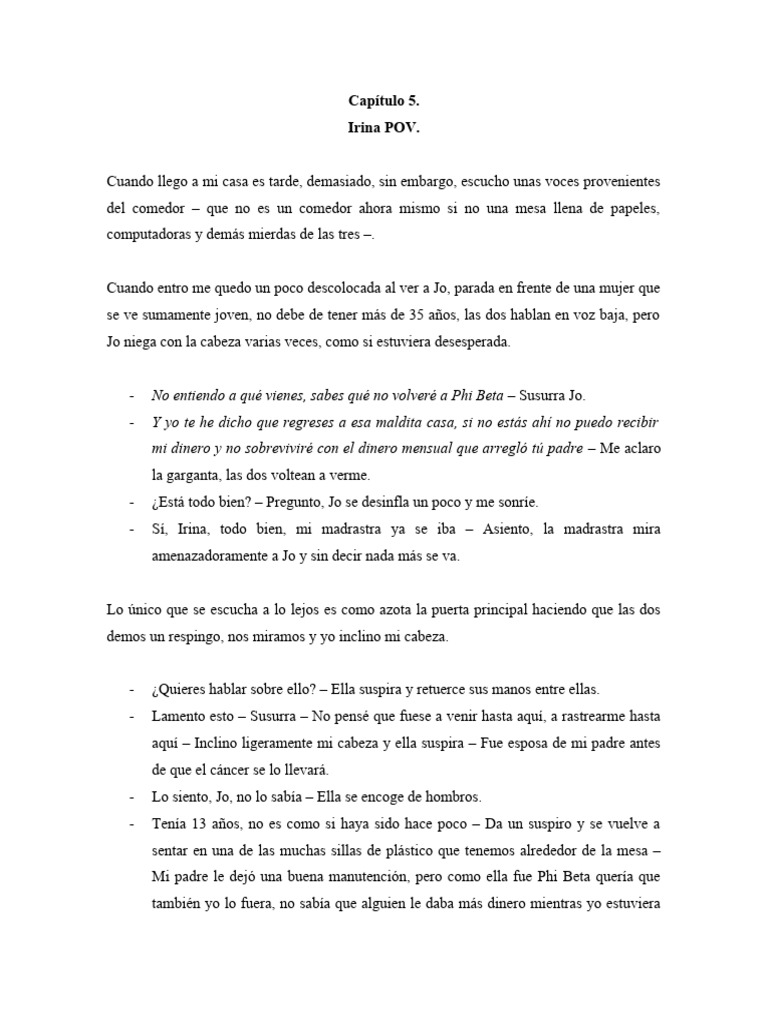 Capítulo 5 | PDF | Novela negra, policíaca y suspenso