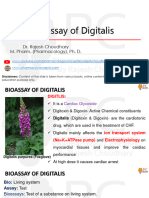 Bioassay of Digitalis