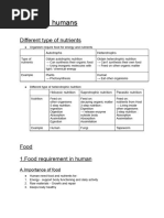 HKDSE BIOLOGY Topic 6 Food and Humans