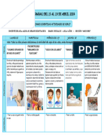 Agenda Del 15 Al 19 de Abril