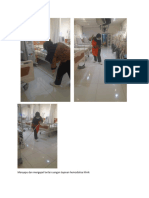 Menyapu Dan Mengepel Lantai Ruangan Layanan Hemodialisa Klinik