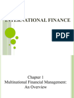 CHAPTER 1. Multinational Finance Management Overview