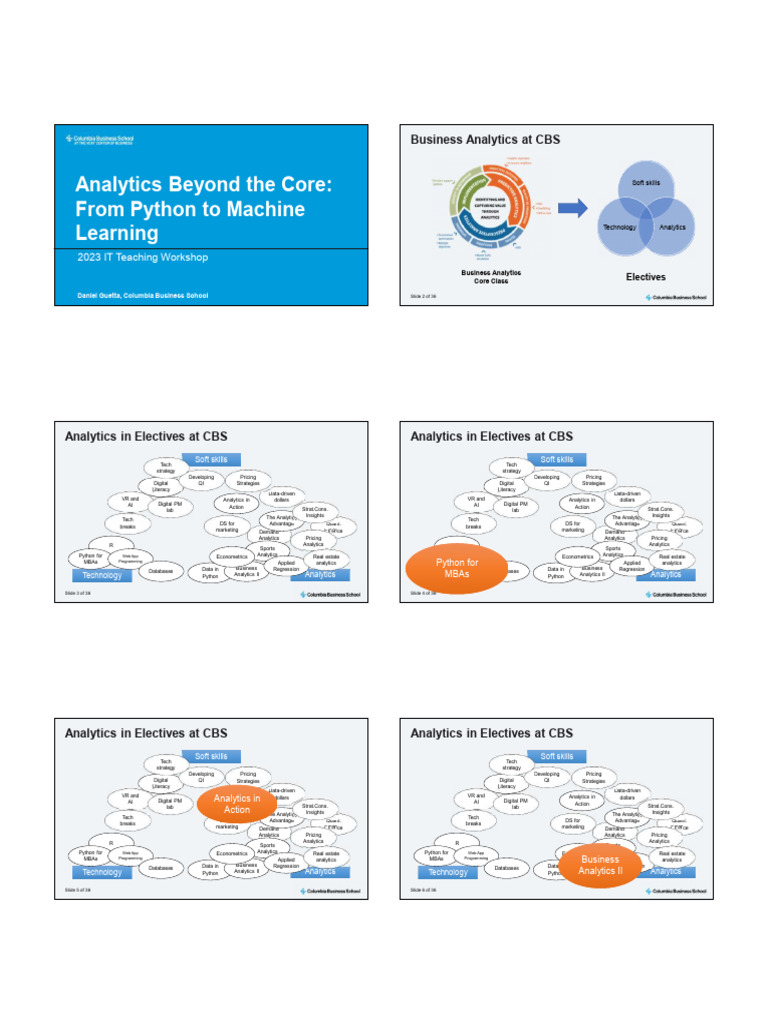 Business Analytics Curriculum at CBS | PDF | Analytics | Data Science