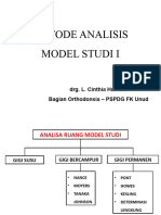 Metode Analisis Model Studi I - Revised