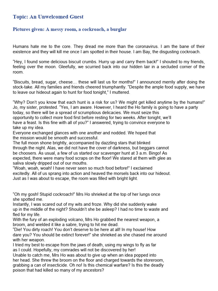 Psle Model Compositions Pdf