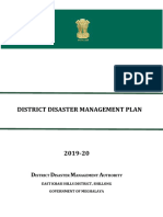 Disaster Management Plan - East Khasi Hills - Shillong