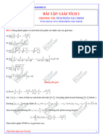 0705 - Bài Tập - Ứng Dụng Của Tích Phân Xác Định (Lời Giải + Đáp Án)