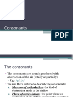 Consonants