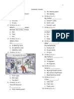 Grammar Review English III Agro Edi Info San 2022