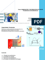 Tema: Generación Y Distribución de Vapor: Fundamentos Termodinámicos