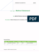 Method Statement for Installation of Weighbridge Platform (Rev. I01)