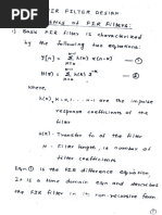 FIR Filter Characteristics