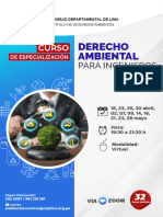 Brochure Curso Derecho Ambiental