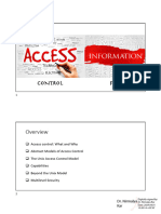 Access Control - Information Flow
