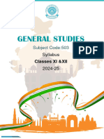 11th & 12th GeneralStudies - SrSec - 2024-25