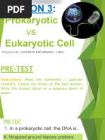 LESSON 3 - Prokaryotid Vs Eukaryotic Cells