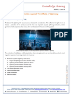 External Protection Against Effect of Lightning