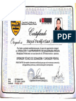 Certificado Franklin 2024