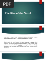 The Rise of The Novel