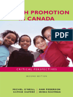 Health Promotion in Canada - Critical Perspectives