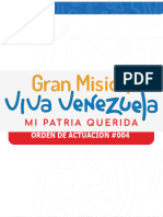 Orden de Actuación Gran Misión Viva Venezuela 0004